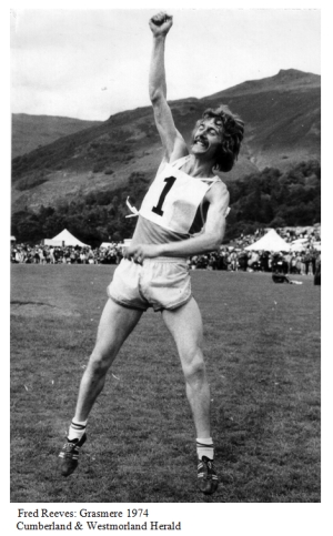 Fred Reeves: Grasmere 1974 - Photo courtesy Cumberland & Westmorland Herald