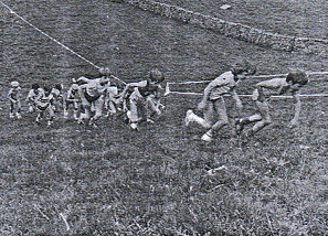 One of the White Lion Fell Races at Cray, in Upper Wharfedale